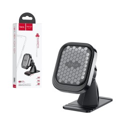 Suporte de Telefone para Carro Magnético para Console Central Hoco S47 Fuerte Series para Painel Preto Suporte de Telefone para Carro Magnético para Console Central Hoco S47 Fuerte Series para Painel Preto